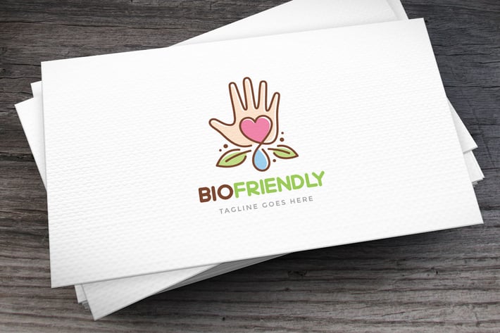 Bio Friendly Logo Template