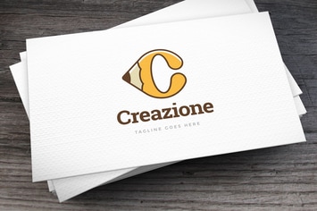Creazione C Letter Logo Template