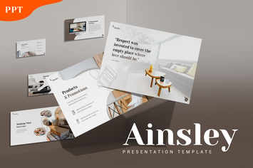 Ainsley - Furniture Powerpoint Template