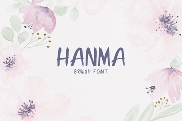 Hanma Brush Font