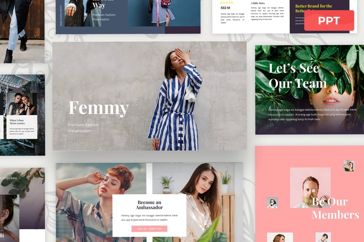 Femmy - Fashion Powerpoint Presentation Template