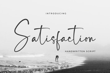 Satisfaction - Handwritten Script