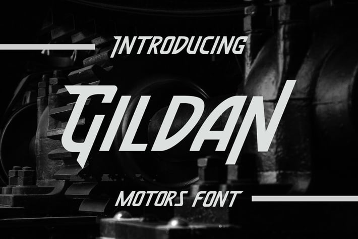 Gildan - Motors Font