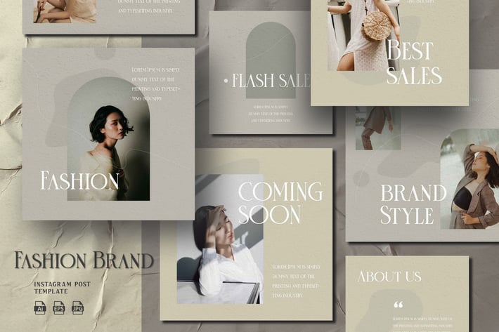 Elegant Modern Fashion - Instagram Template