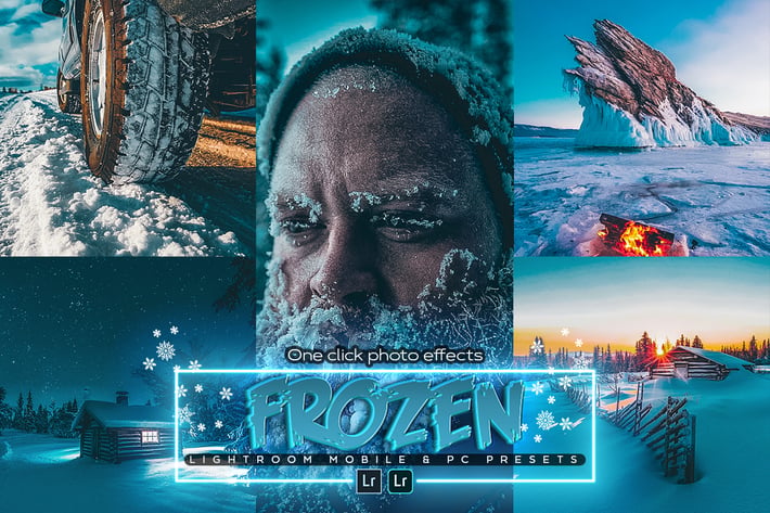 Frozen Blue Lightroom Presets 