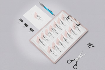 Wedding Address Label Mockups