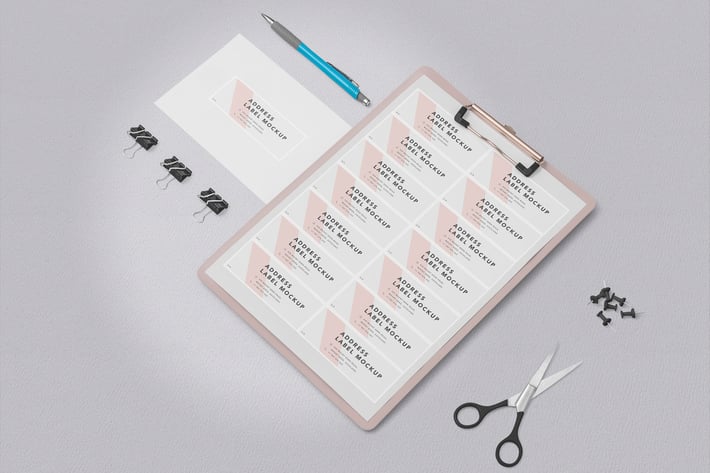Wedding Address Label Mockups