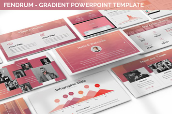 Fendrum - Gradient Powerpoint Template