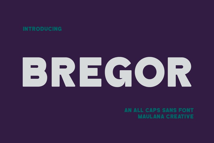 Bregor Sans Display Font