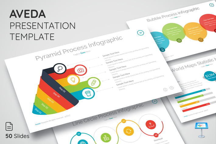 Aveda - Keynote Presentation Template