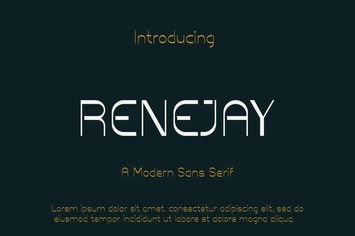 RENEJAY Font