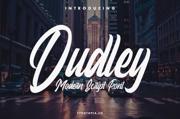 Dudley Modern Script Font
