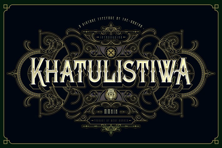 Khatulistiwa typeface