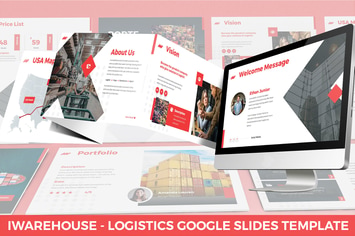 iWarehouse - Logistics Google Slides Template