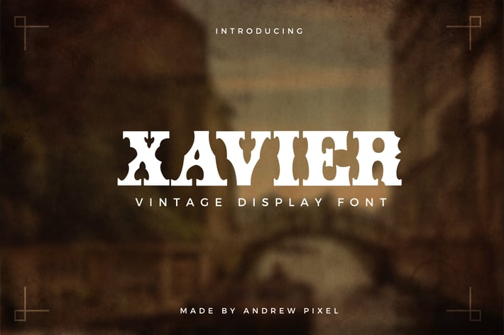Xavier - Vintage Display Font