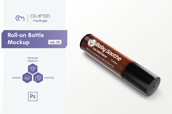 Roll-on Bottle Mockup v. 1A
