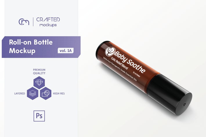 Roll-on Bottle Mockup v. 1A