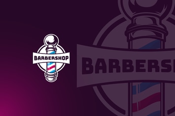 Barbershop Mascot Logo