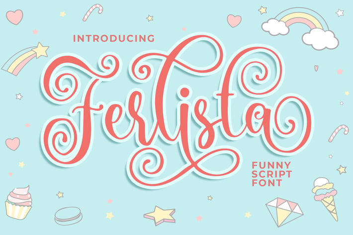 Ferlista Funny Script Font