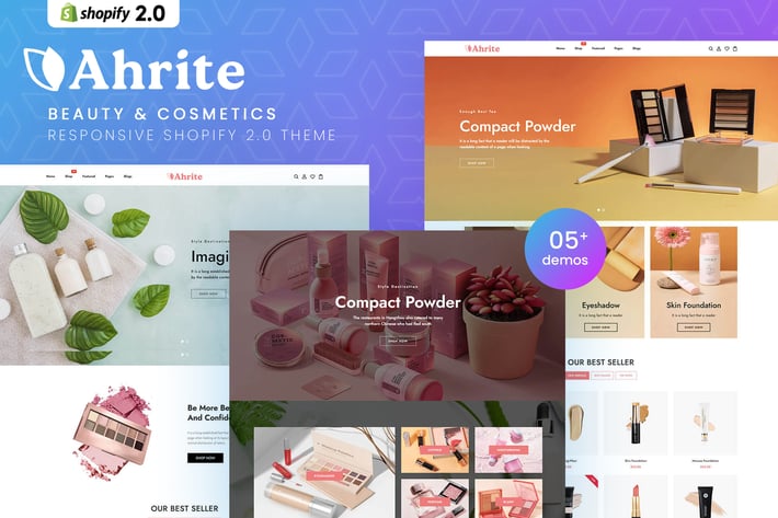 Ahrite - Beauty & Cosmetics Shopify 2.0 Theme