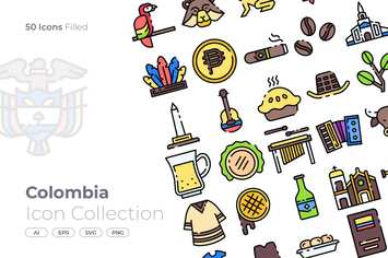 Colombia Filled Icon