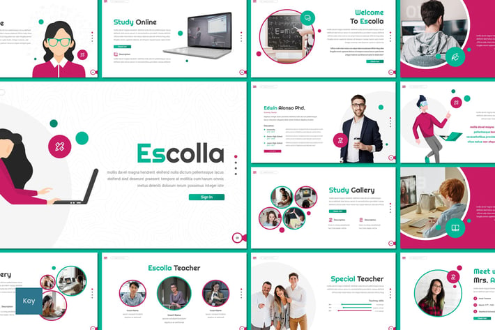 Escolla - Education Keynote Template