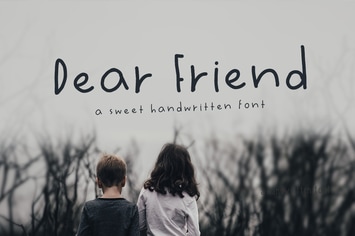 Dear Friend Handwritten Font