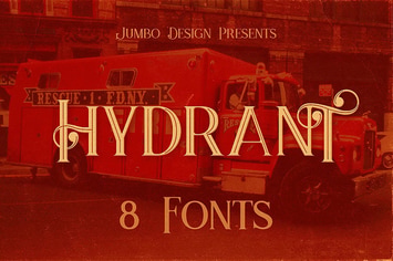 Hydrant - Vintage Style Font