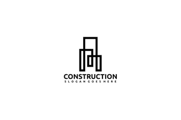 Constructions- Real Estate Logo