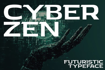 Cyber Zen - Futuristic Typeface
