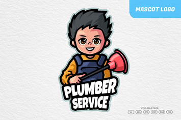 Plumber Service Logo