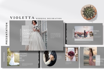 Violetta Wedding Decoration - Keynote Template