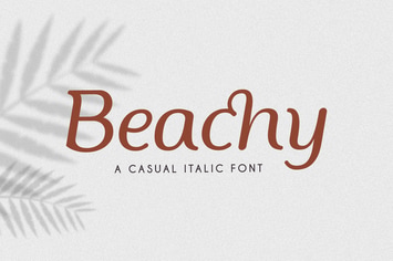 Beachy - Casual Beauty Italic Sans Serif