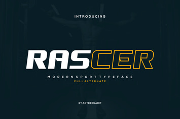 Rascer - Modern Sport Typeface