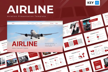 Airline - Aviation Keynote Templates