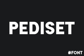 Pediset - Desktop Font