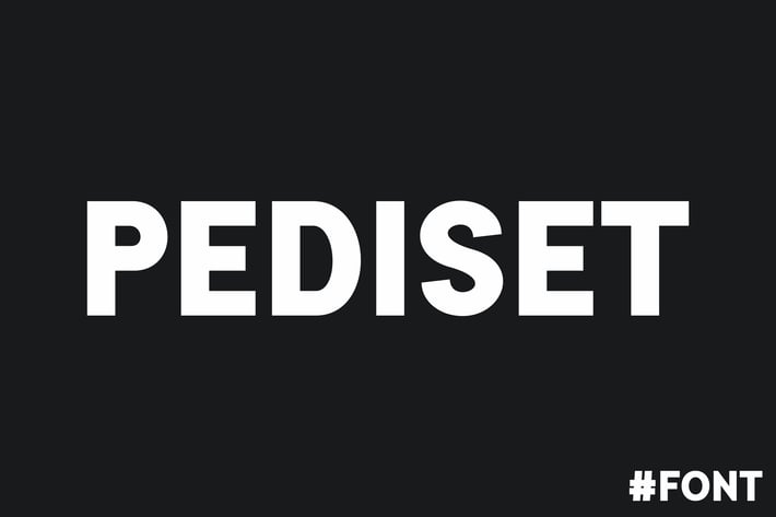 Pediset - Desktop Font