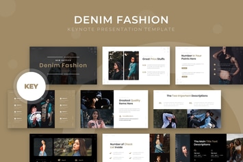 Denim Fashion - Keynote Template