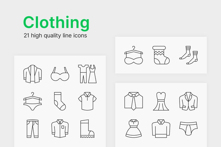 Clothing Icons 