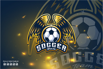 Soccer Team Logo Template