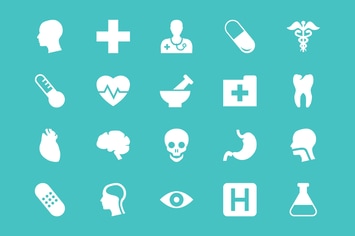 Healthcare White Icons