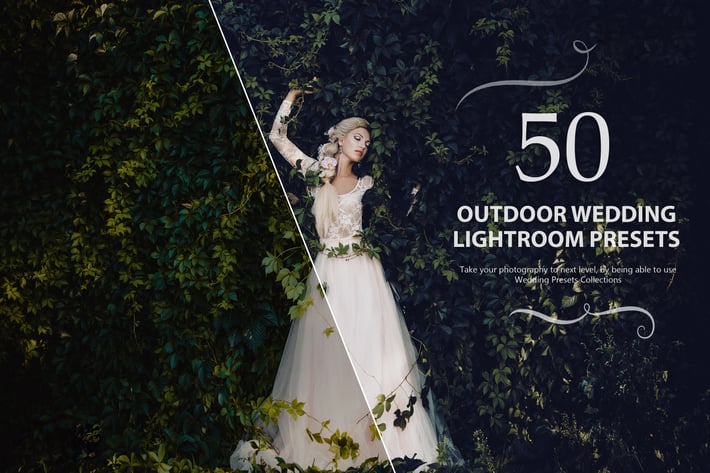 50 Outdoor Wedding Lightroom Presets