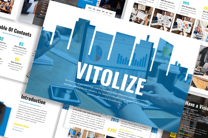 Vitolize - Business Template Prensentation