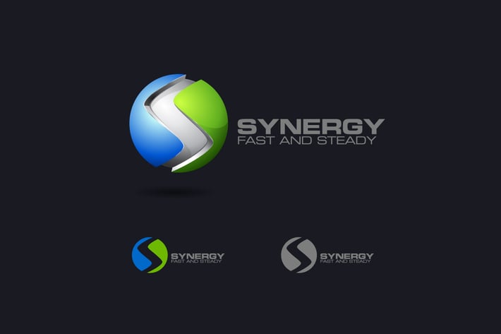 3D Letter S Logo