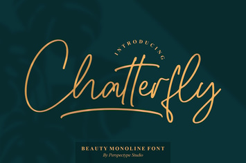 Chatterfly Monoline Font