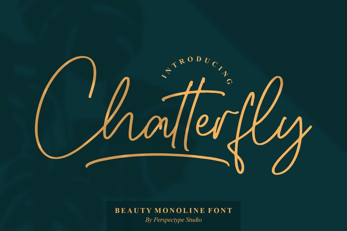 Chatterfly Monoline Font