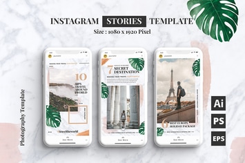Travel Blog Instagram Stories Template