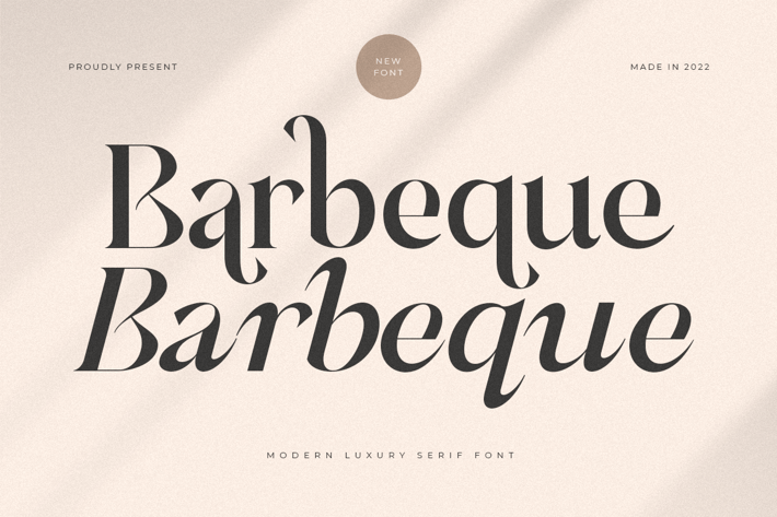 Babeque - Modern Luxury Serif Font