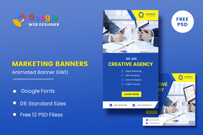 Business Animated Banner GWD