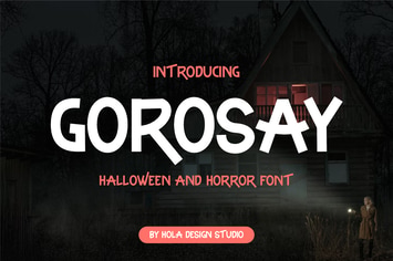Gorosay - Horror Font